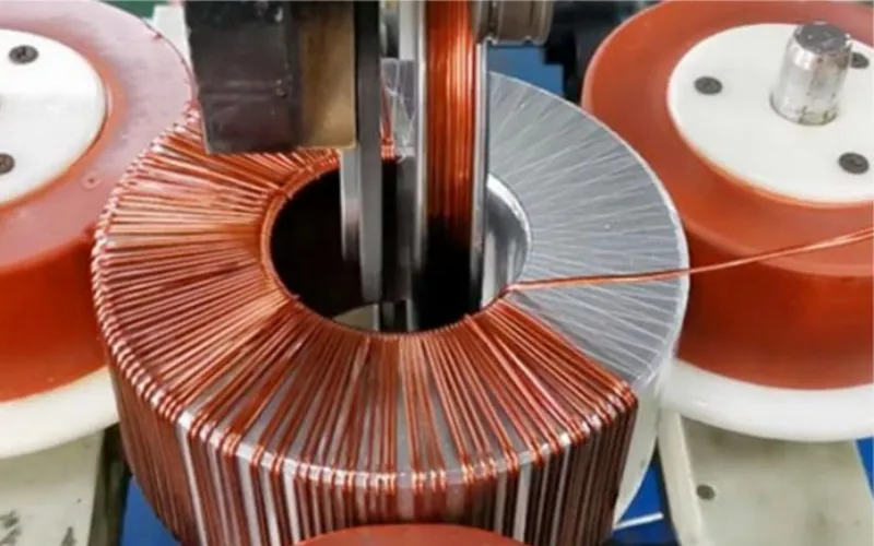 Winding Toroidal Transformer Core with Copper Wire